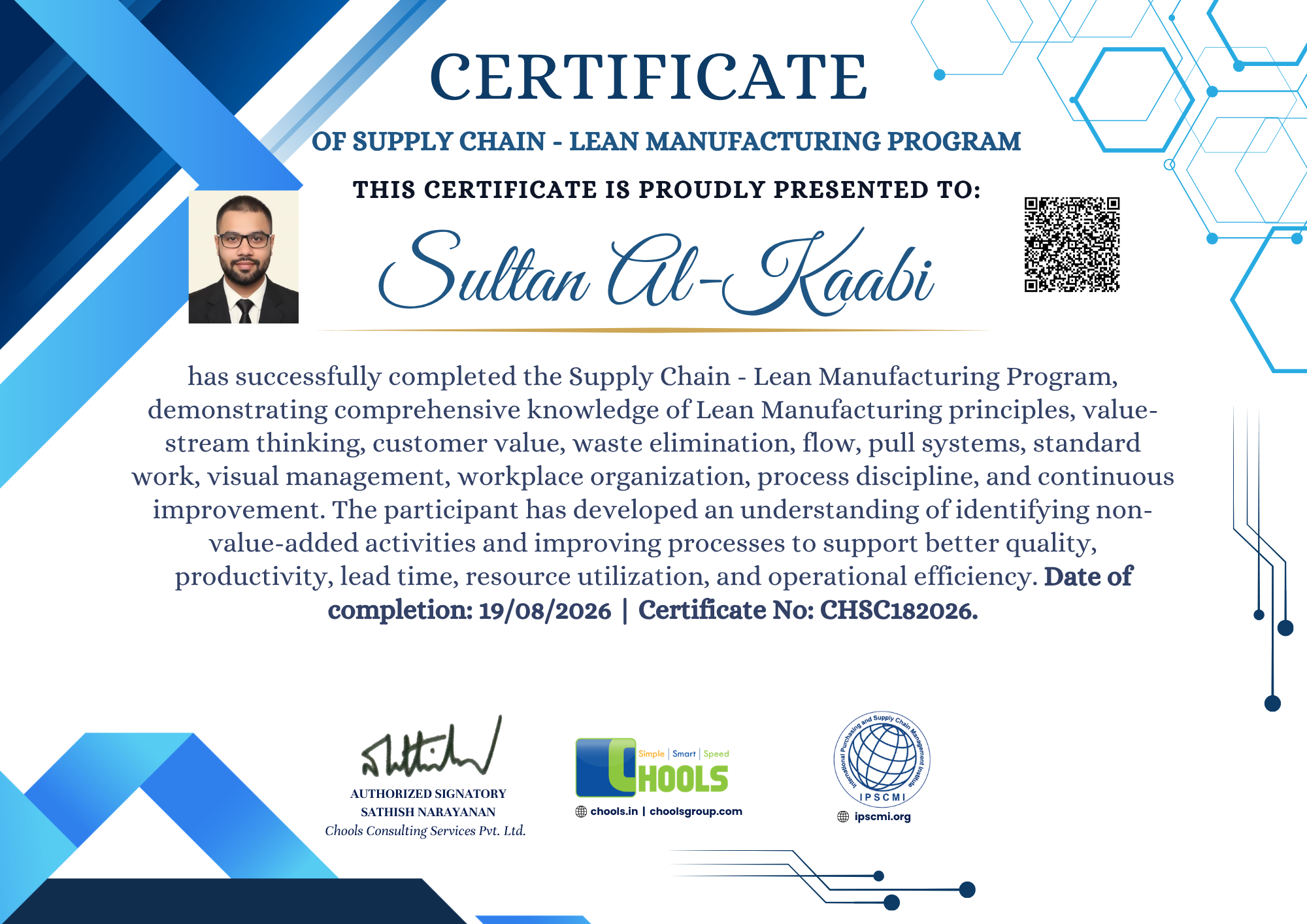 Emerging Business Program Certificate
